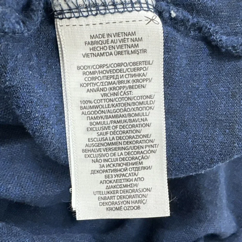 Polo Ralph Lauren Polo Mens XLT Blue Long Sleeve Heathered Pony Logo‎ Tall